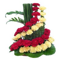 Diwali Flowers in Delhi - Mix Carnation Basket