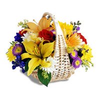 Diwali Flower Delivery in Delhi : Mix Flower Basket