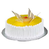 Online Cakes to Delhi - Pineapple Cake From 5 Star