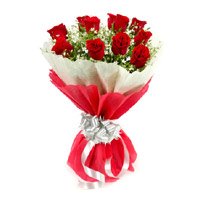 Valentine's Day Flowers Bouquet to Delhi