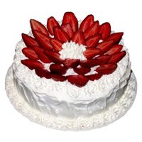 Cheap Online Cake Delivery in Delhi - Strawberry From 5 Star