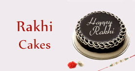 Send Rakhi Cakes to Delhi