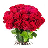 Send Flowers to Delhi : Red Roses 24 Flowers to Delhi