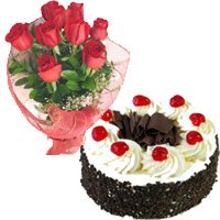 Red Roses and Black Forest Cakes to Delhi
