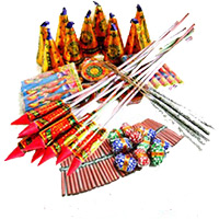 Diwali Gifts to Noida. Assorted Crackers worth Rs 1000.