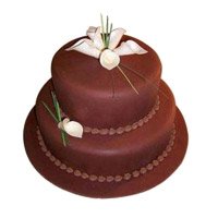 Eggless Cakes to Delhi - Tier Chocolate Cake