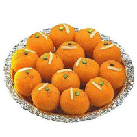 Send Ganesh Chaturthi Sweets to Delhi consist of 1kg Motichoor Ladoo