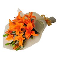 Flowers to Delhi : Orange Lily