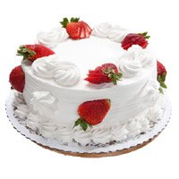 Best Cakes Delivery in Delhi - Strawberry Cake From 5 Star
